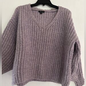 TOPSHOP lavender chunky sweater